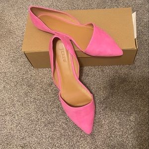 JCrew Factory Hot Pink Flats